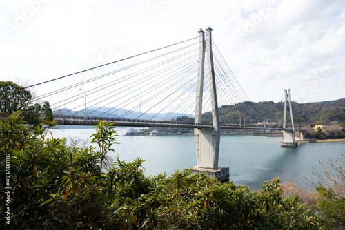 瀬戸内海にかかる橋　安芸津　大芝大橋 photo