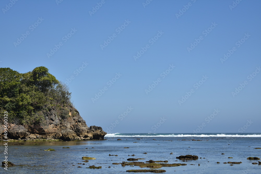beach and rocks