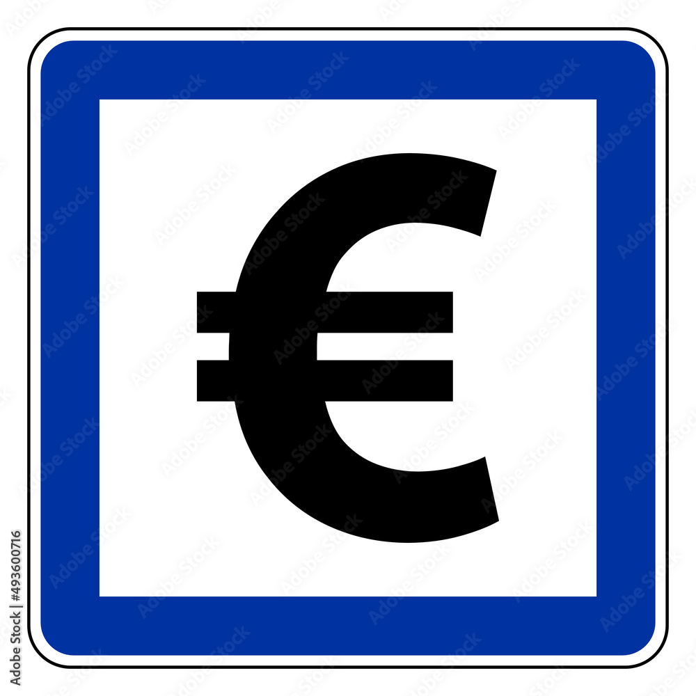 Euro und Schild Euro und Schild