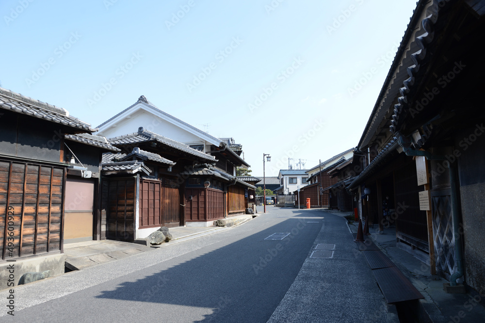 Japanese old houses at Tokaido Road 有松街並み