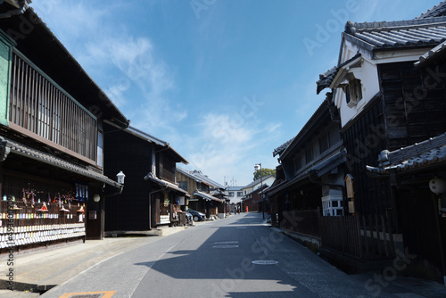 Japanese old houses at Tokaido Road 有松街並み