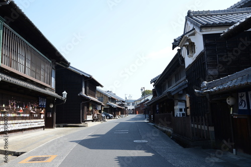 Japanese old houses at Tokaido Road 有松街並み