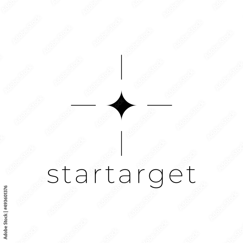 clever elegant star target logo clever elegant star target logo