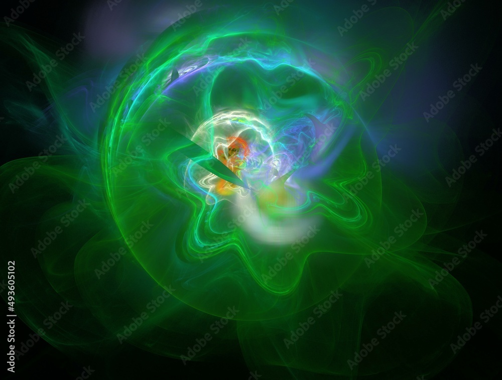 Imaginatory fractal abstract background Image