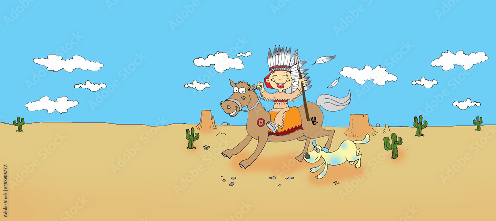Mustang Ride in wild West