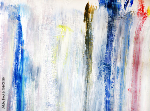 Abstract Art Painting background. Modern art. Contemporary art. Multicolored lines.