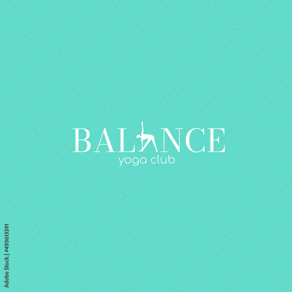Abstract Yoga Logo template design. Human pose icon. Abstract Yoga Logo template design. Human pose icon.