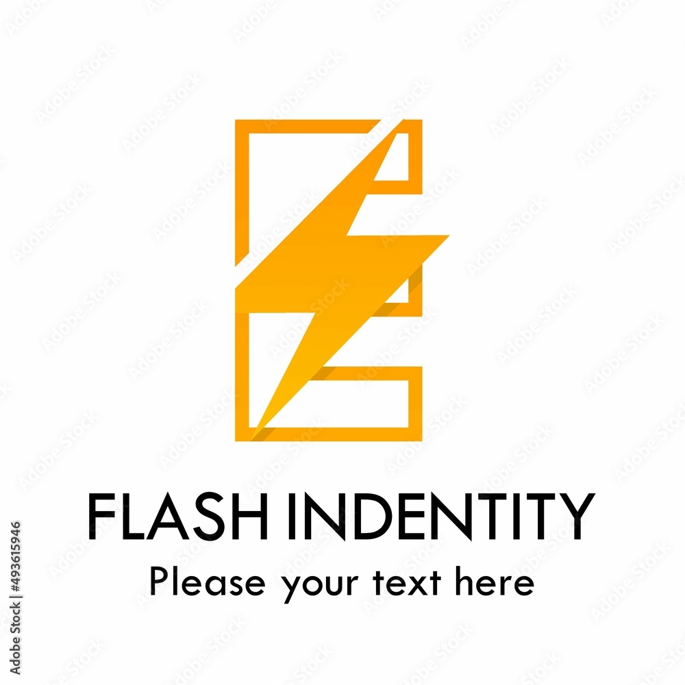 Flash e letter vector logo template. There are font with thunder symbol. Suitable for fast, power, electric, identity and speed. Flash e letter vector logo template. There are font with thunder symbol. Suitable for fast, power, electric, identity and speed.