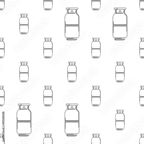 Lpg Cylinder Icon Seamless Pattern M_2203003