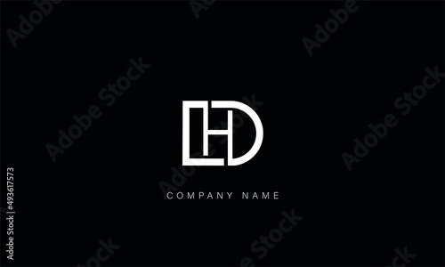 DH, HD, DH, Letters Logo Monogram