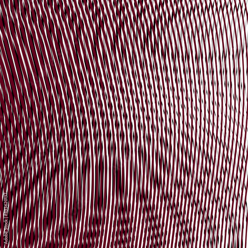 Abstract vector grid geometric background with linear moire 3d effect. Calm wavy backdrop saver for web design, business card, mobile apps, banner, poster, packs.