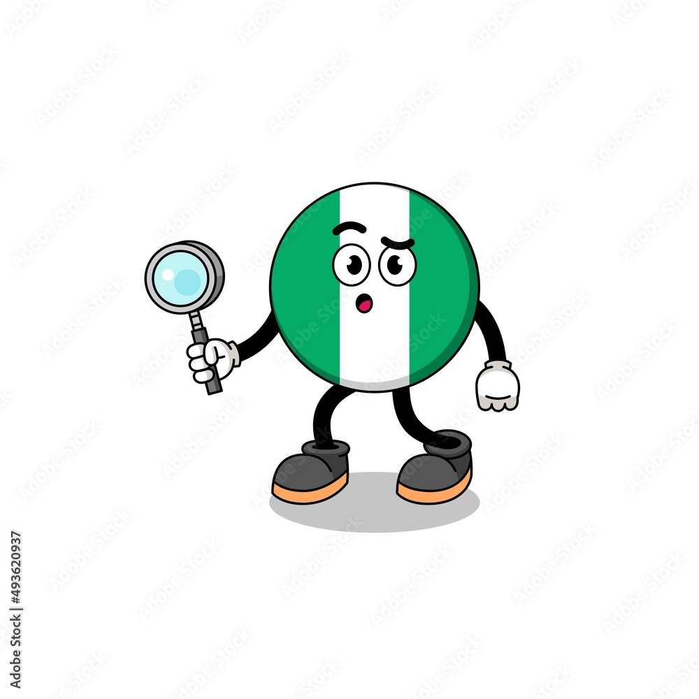 Mascot of nigeria flag searching Mascot of nigeria flag searching