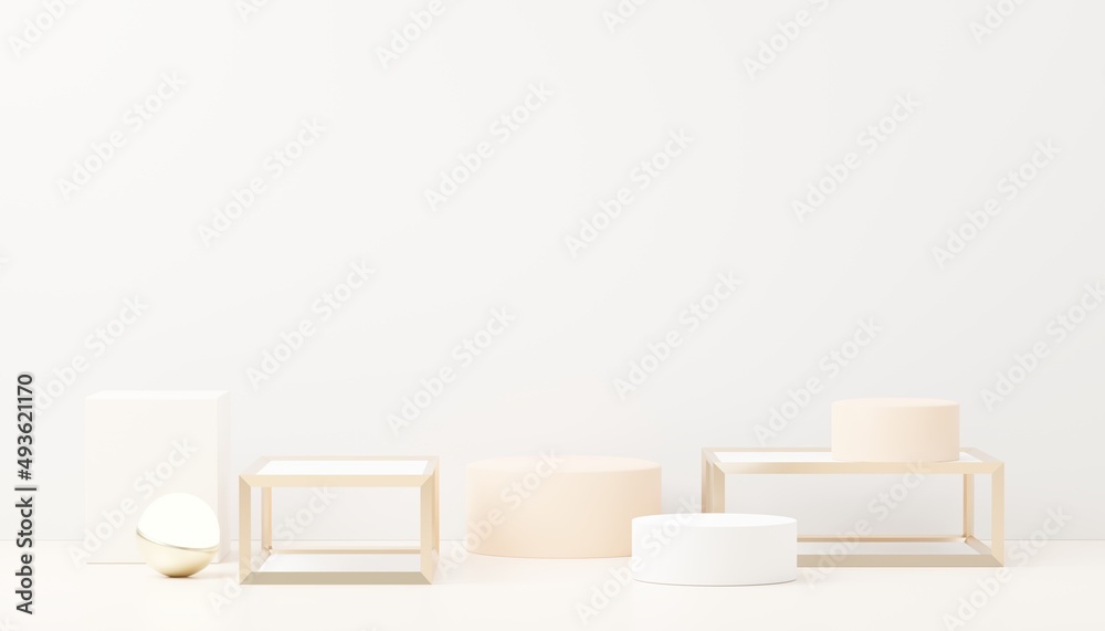 3d render abstract display podium platform for product presentation and advertising. Minimal scene backdrop with clean design. Vacant pedestal for mock up. Empty stage with pastel color for cosmetic. 3d render abstract display podium platform for product presentation and advertising. Minimal scene backdrop with clean design. Vacant pedestal for mock up. Empty stage with pastel color for cosmetic.