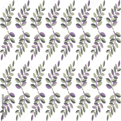 Luxury nature leaves background vector. Floral pattern, Vector illustration.