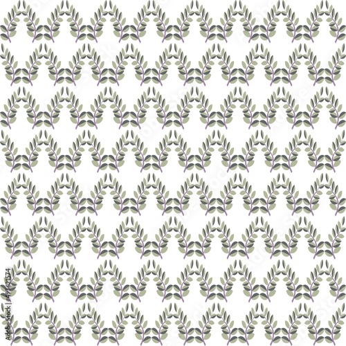 Luxury nature leaves background vector. Floral pattern, Vector illustration.