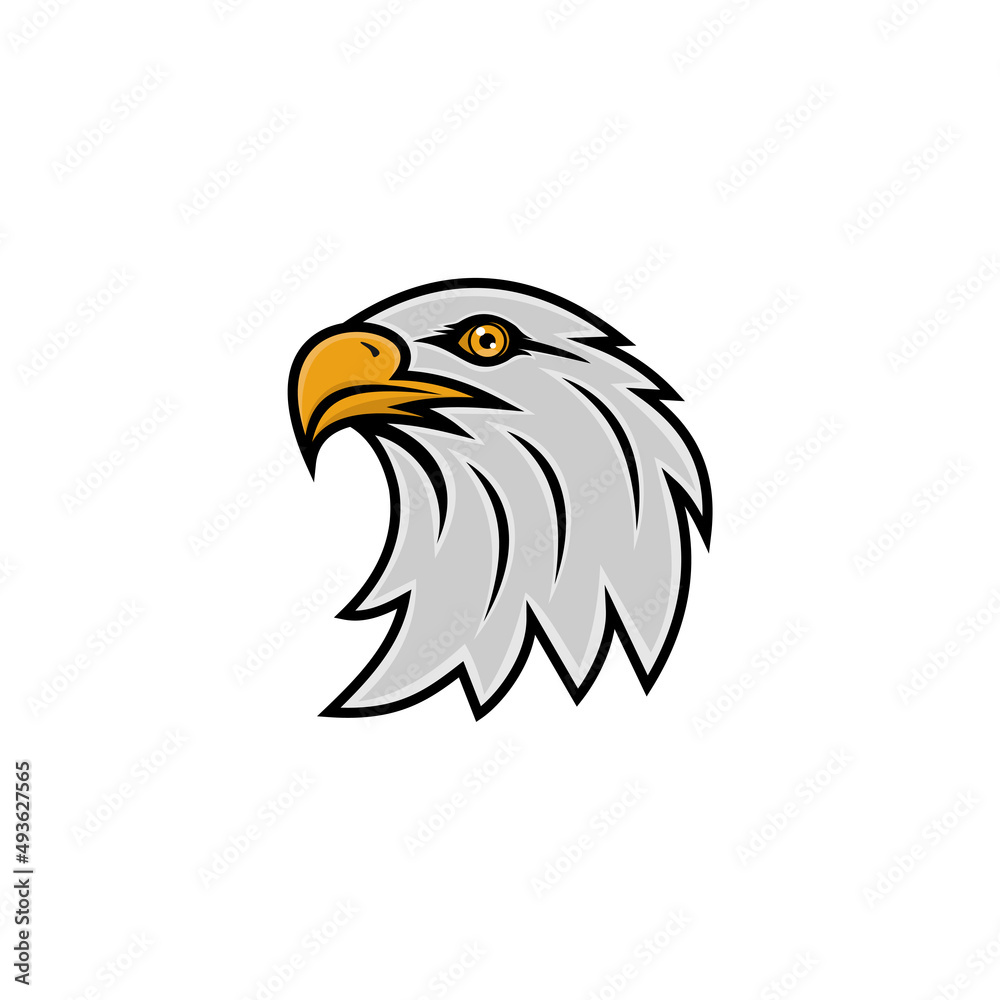 Eagle head logo vector, suitable for your design needs, logo, illustration, animation, etc.