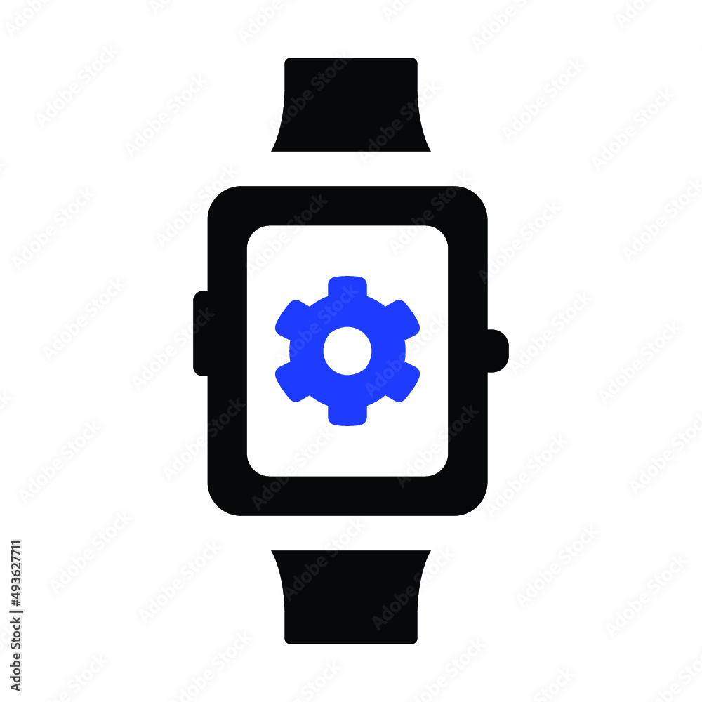 Setting smart watch icon Setting smart watch icon