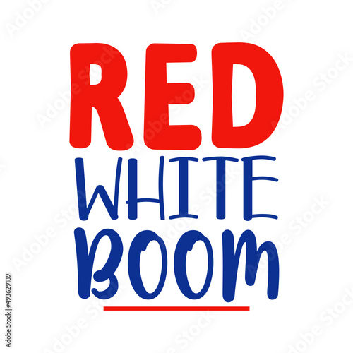 Fototapeta Naklejka Na Ścianę i Meble -  red white boom 