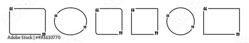 Quotes Template Vector