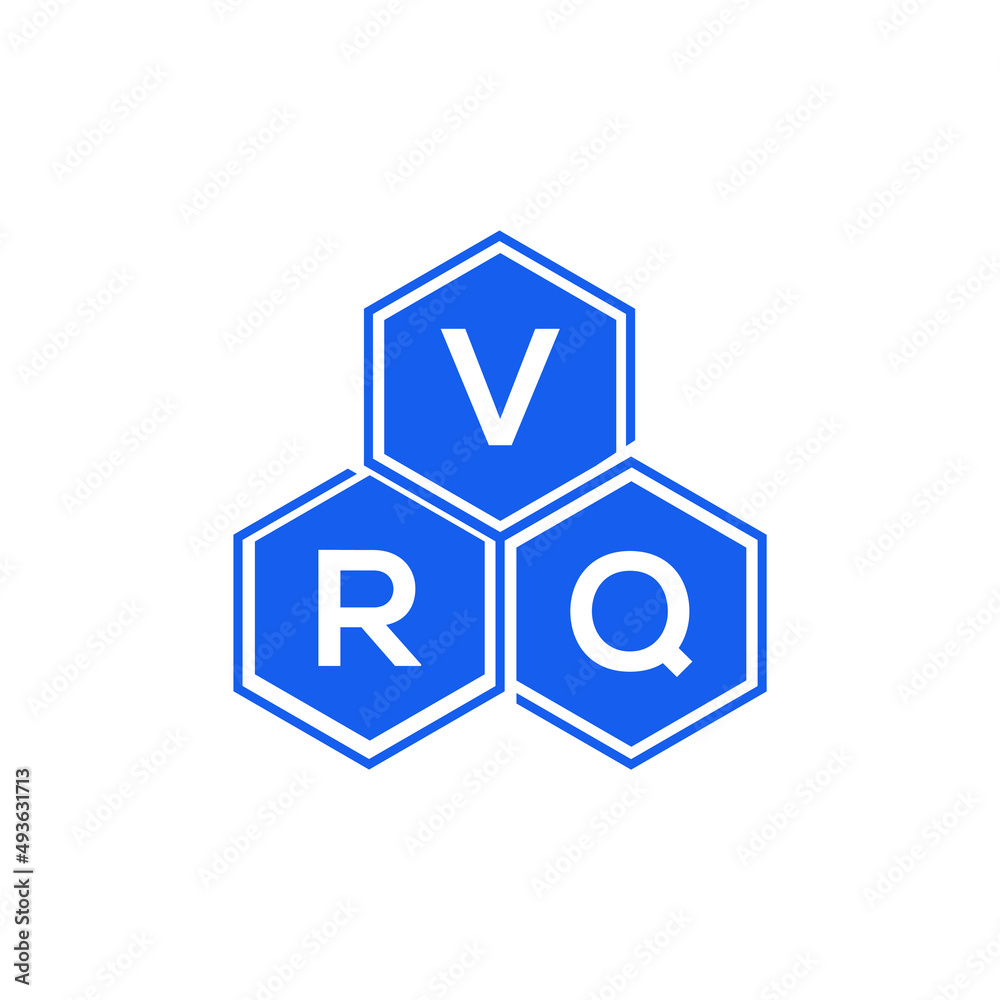 VRQ letter logo design on black background. VRQ creative initials letter logo concept. VRQ letter design. VRQ letter logo design on black background. VRQ creative initials letter logo concept. VRQ letter design.