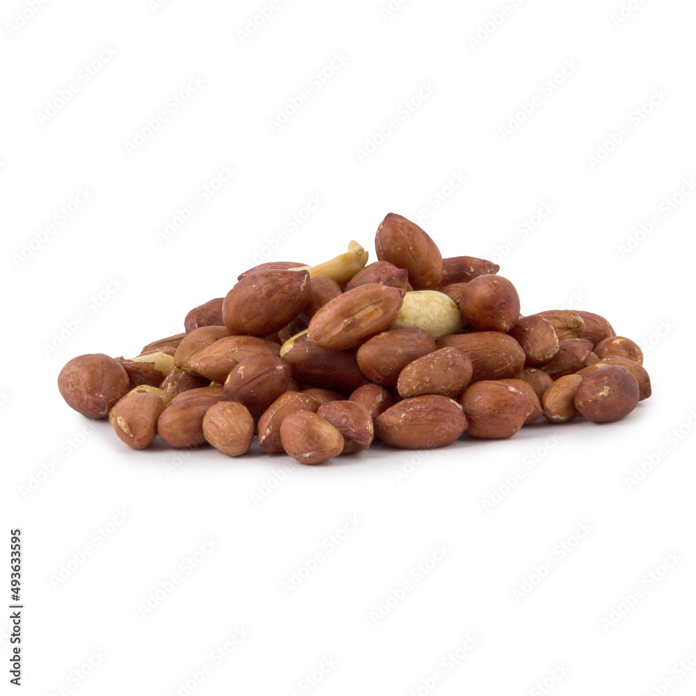 peanuts on a white background isolated peanuts on a white background isolated