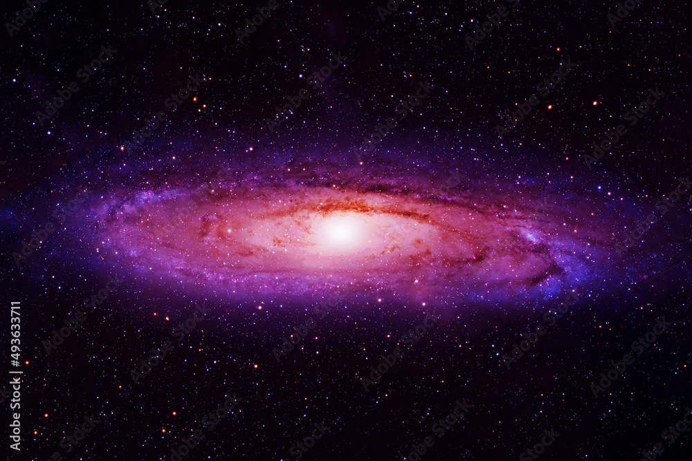 A beautiful spiral galaxy. Elements of this image furnished by NASA