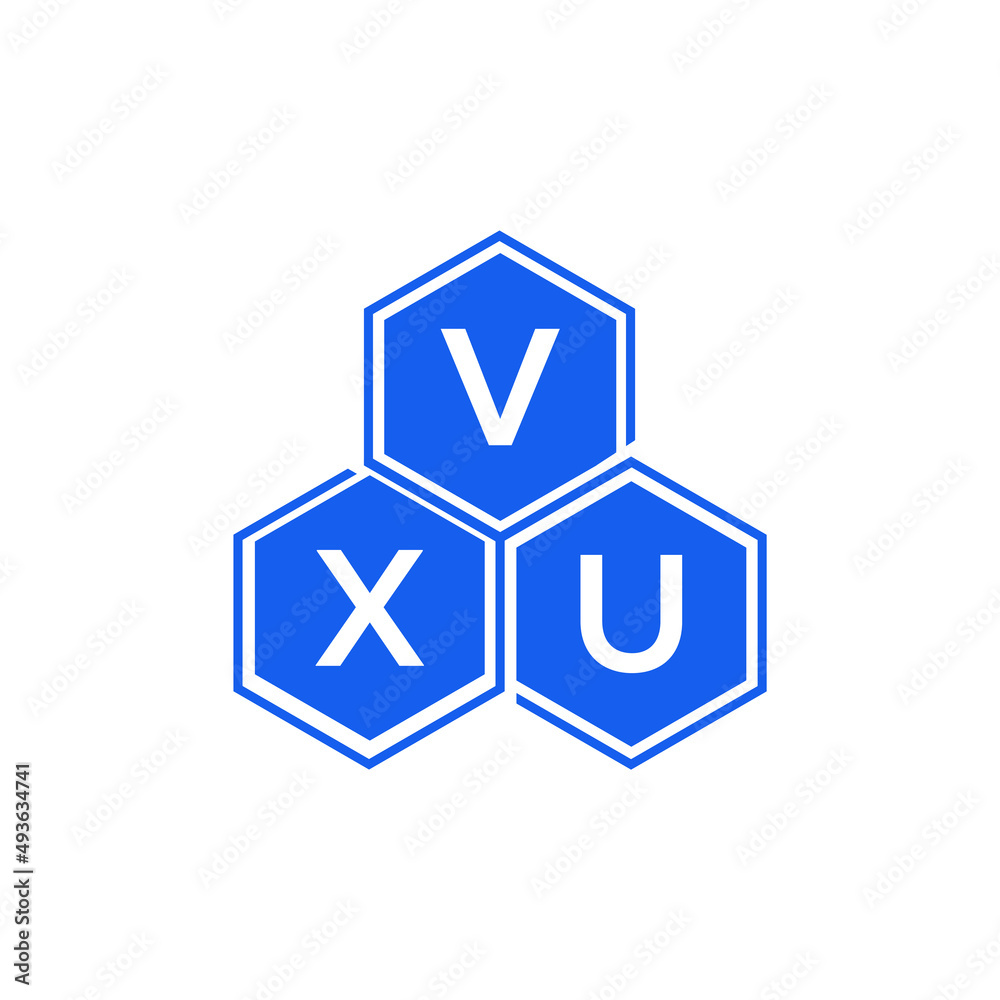 VXU letter logo design on black background. VXU creative initials letter logo concept. VXU letter design. VXU letter logo design on black background. VXU creative initials letter logo concept. VXU letter design.