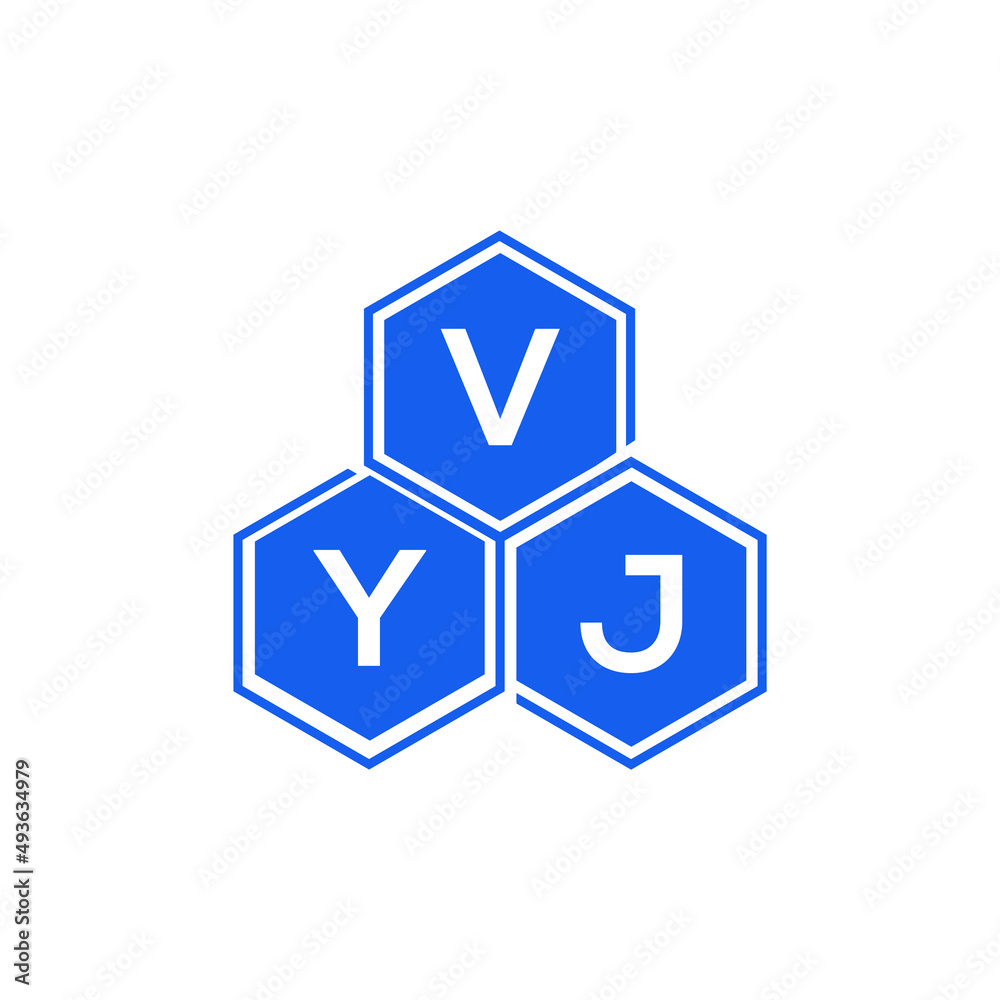 VYJ letter logo design on black background. VYJ creative initials letter logo concept. VYJ letter design. VYJ letter logo design on black background. VYJ creative initials letter logo concept. VYJ letter design.