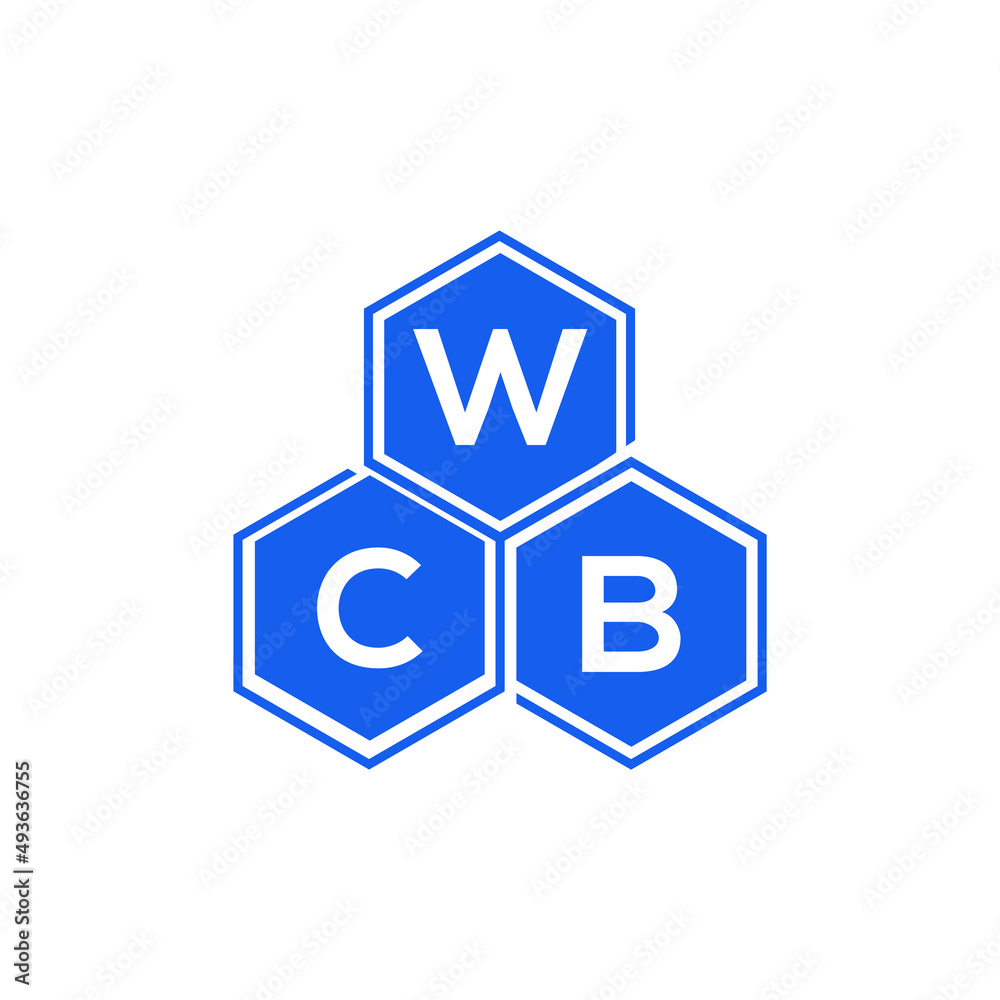 WCB letter logo design on black background. WCB creative initials letter logo concept. WCB letter design. WCB letter logo design on black background. WCB creative initials letter logo concept. WCB letter design.