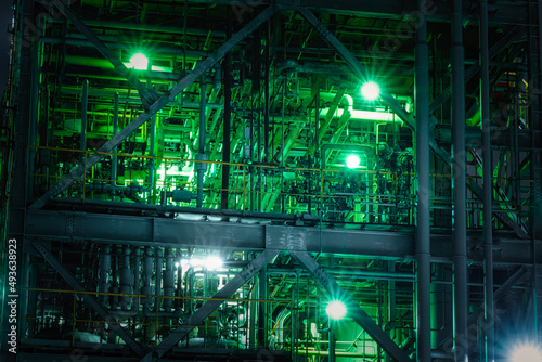 Kawasaki factory night view  