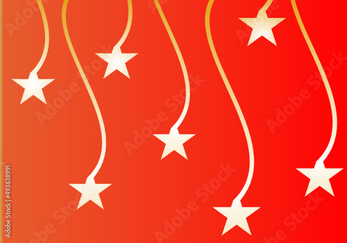 falling stars background with gold and red color suitable for wallpaper theme