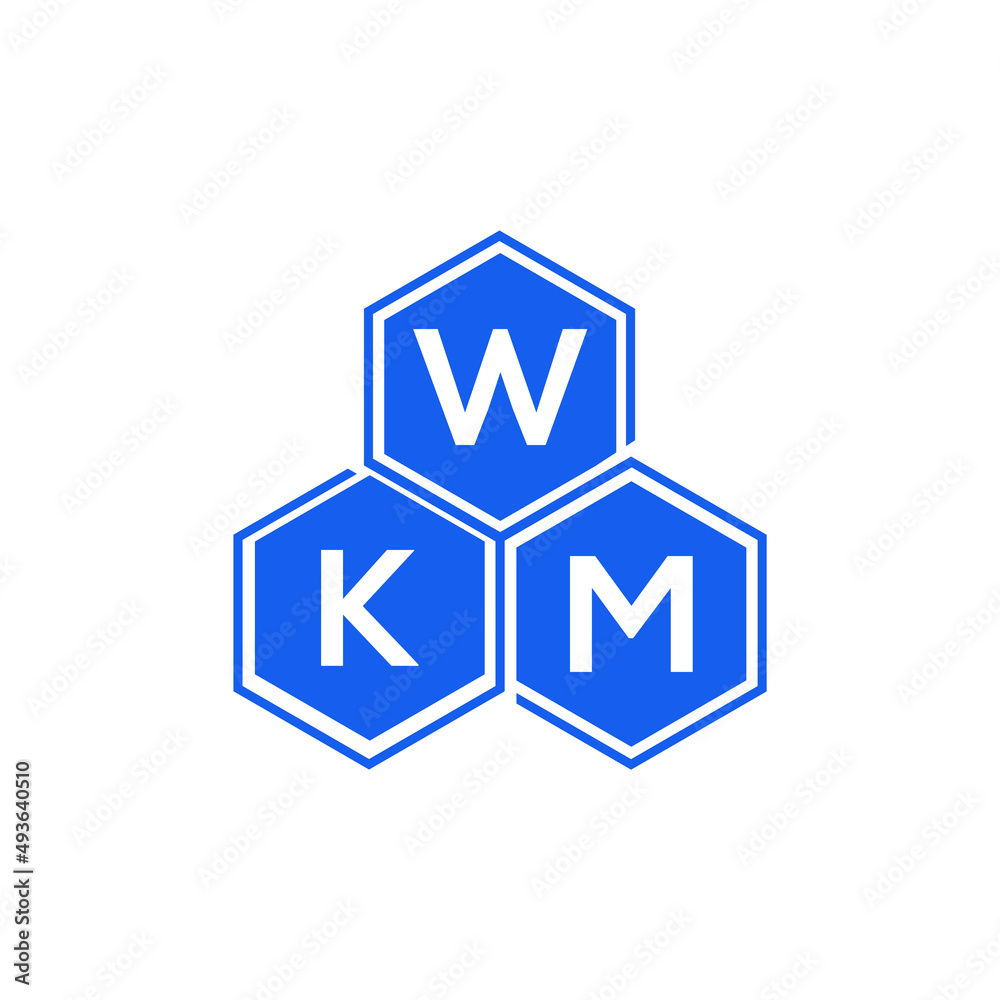 WKM letter logo design on White background. WKM creative initials letter logo concept. WKM letter design. WKM letter logo design on White background. WKM creative initials letter logo concept. WKM letter design.