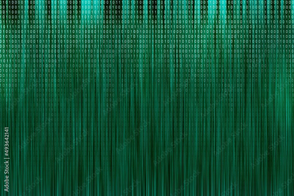 Green digital data matrix background Green digital data matrix background