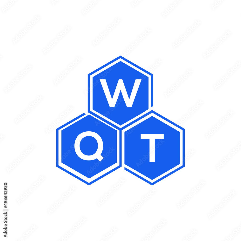 WQT letter logo design on White background. WQT creative initials letter logo concept. WQT letter design. WQT letter logo design on White background. WQT creative initials letter logo concept. WQT letter design.