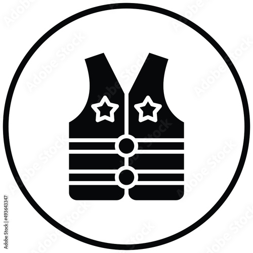 Life Vest Icon Style