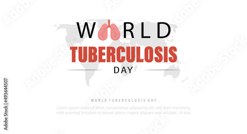 World Tuberculosis day vector illustration, 24 march.