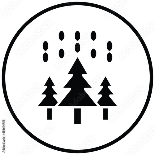 Snow Forest Icon Style