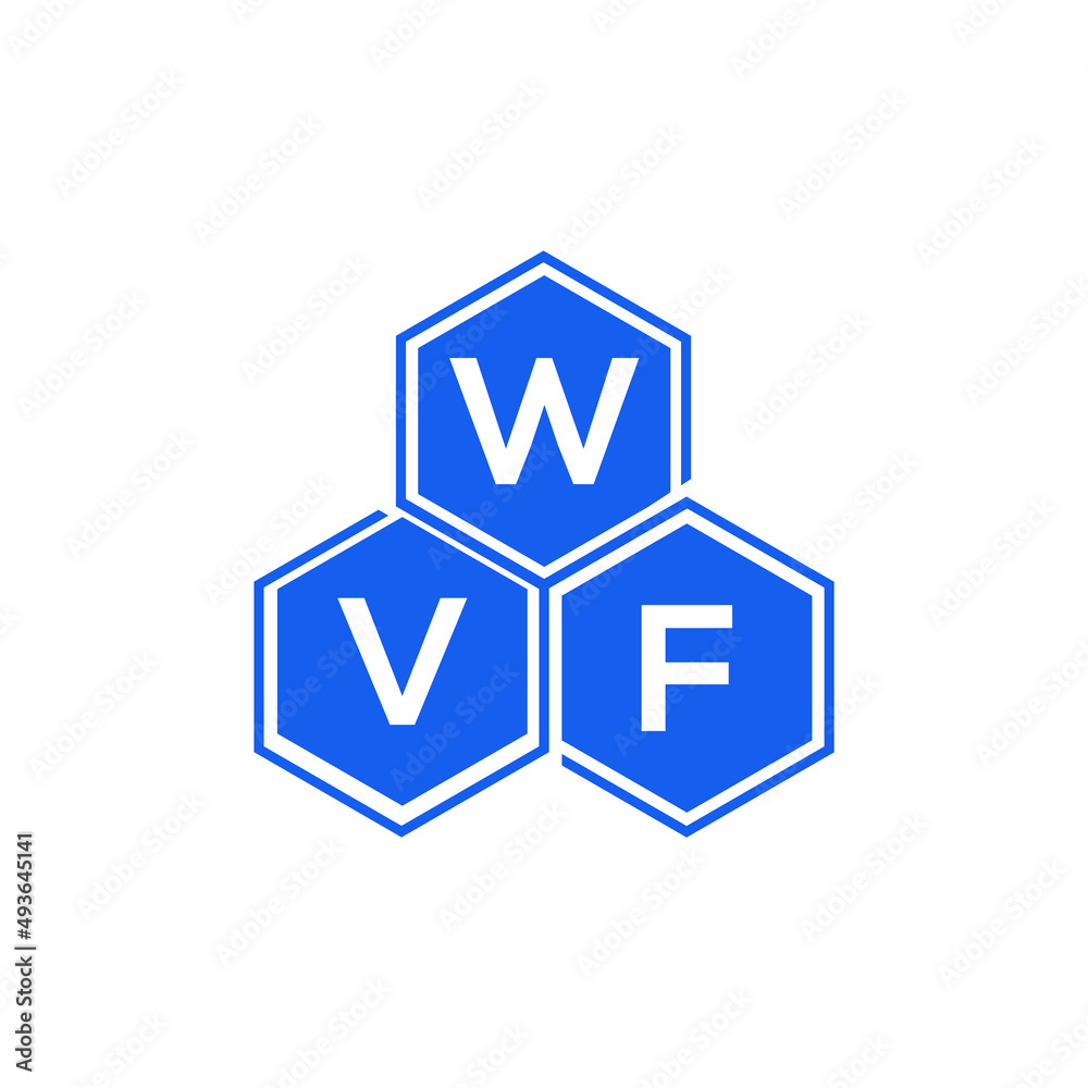 WVF letter logo design on White background. WVF creative initials letter logo concept. WVF letter design. WVF letter logo design on White background. WVF creative initials letter logo concept. WVF letter design.