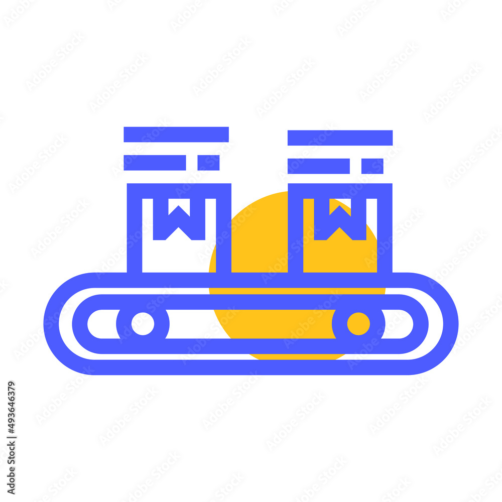illustration of warehouse icon, box, checking goods. vector design that is very suitable for websites, apps, banners, billboards.
