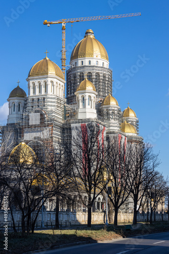 People's Salvation Cathedral, the biggest christian orthodox cathedral under construction in Bucharest, Romania. 