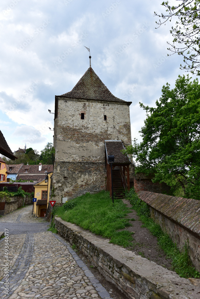 Defense tower of the medieval fortress of Sighisoara 17