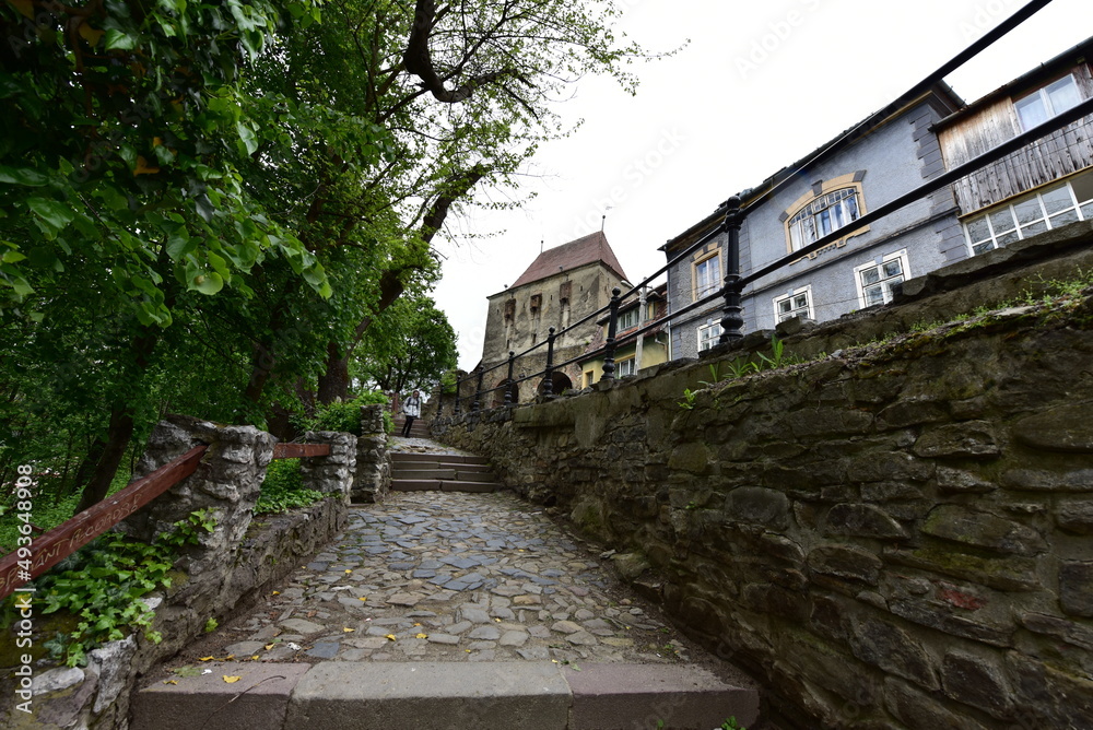 Defense tower of the medieval fortress of Sighisoara 12