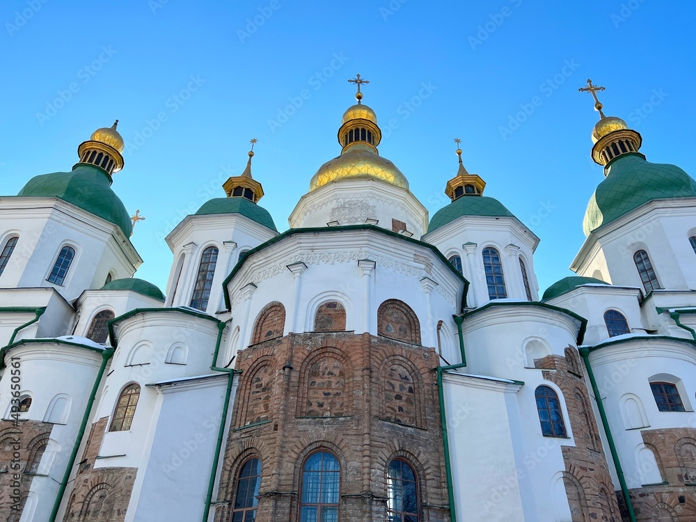 St. Sophia Cathedral, Holy Wisdom of God Cathedral, St. Sophia in Kyiv is a Christian cathedral in the center of Kyiv. This is one of the few surviving buildings of the Kyivan Rus’ time.