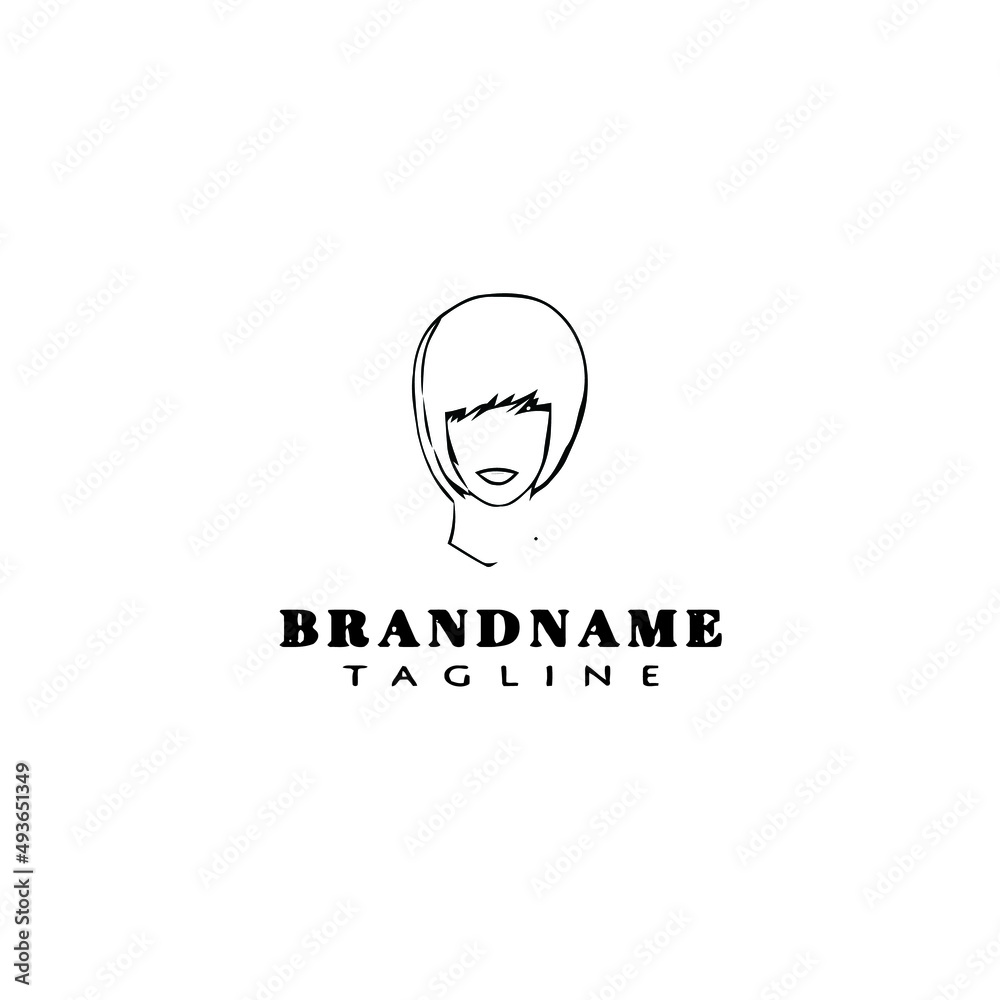 hair style logo icon design template vector illustration hair style logo icon design template vector illustration