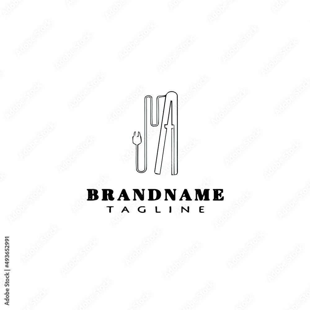 hair straightener logo cartoon design icon template black isolated vector hair straightener logo cartoon design icon template black isolated vector