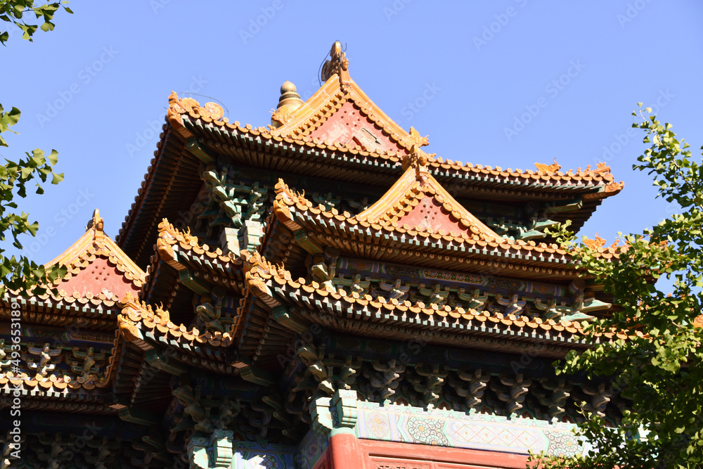 Traditional Chinese Building/Temple in Beijing, China Traditional Chinese Building/Temple in Beijing, China