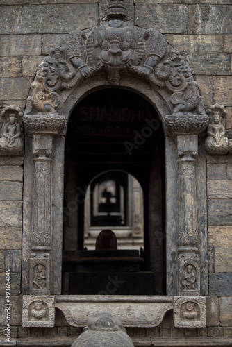 Kathmandu, Nepal- April 20,2019 : The Pashupatinath Temple is a Hindu temple located on the Bagmati River in Kathmandu, Nepal.