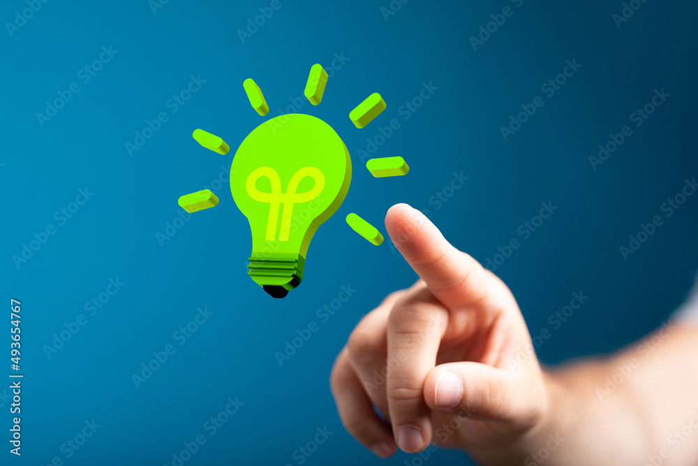 hand holding eco light bulb energy concept hand holding eco light bulb energy concept