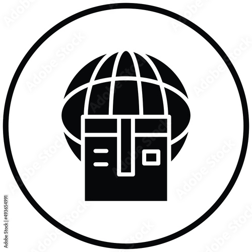 Worldwide Delivery Icon Style