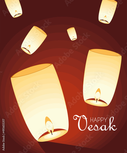 happy vesak poster